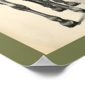 馬獣医骨格筋解剖学プリント ポスター (角)