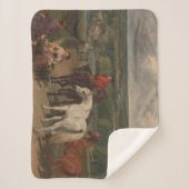 馬王室のの操ウマ科の作 シェルパブランケット (正面)