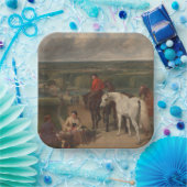 馬王室のの操ウマ科の作 ペーパープレート (パーティー)