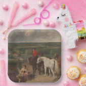 馬王室のの操ウマ科の作 ペーパープレート (パーティー)