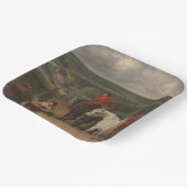 馬王室のの操ウマ科の作 ペーパープレート (傾斜あり)