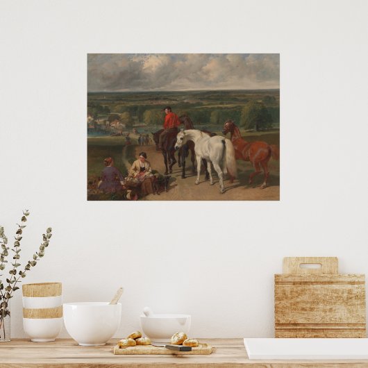 馬王室のの操ウマ科の作 ポスター (キッチン)