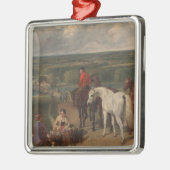 馬王室のの操ウマ科の作 メタルオーナメント (左)