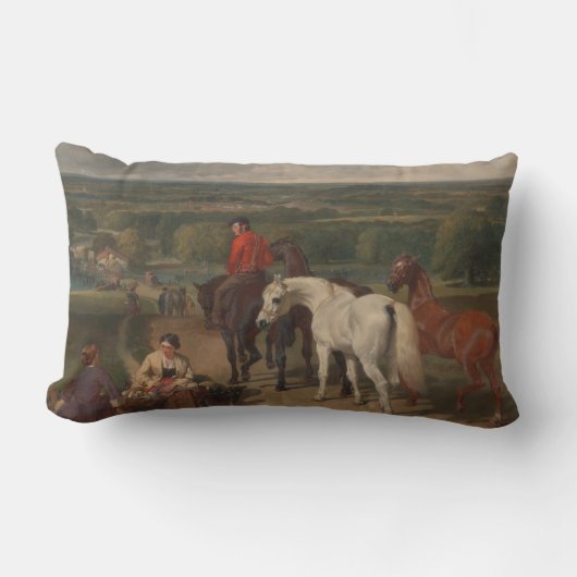 馬王室のの操ウマ科の作 ランバークッション (正面)