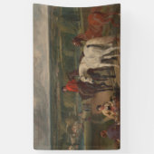 馬王室のの操ウマ科の作 横断幕 (縦)