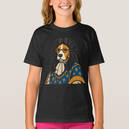 馬王室の犬、陛下は流暢 Tシャツ (正面)