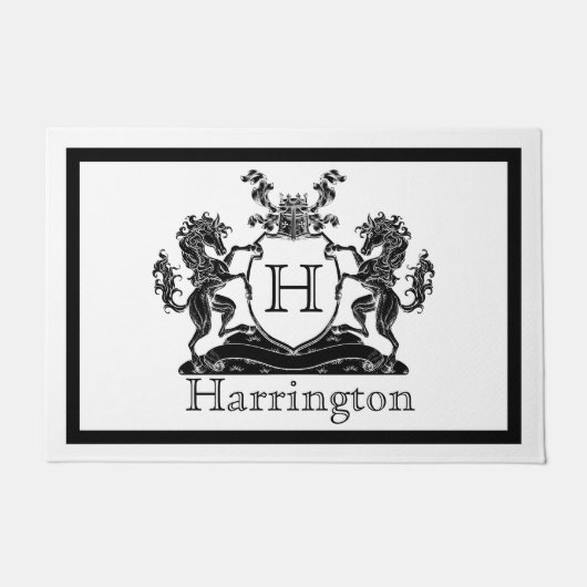 馬王室の紋 ドアマット (正面)