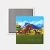 馬現象サマーマグネット マグネット (正面/裏面)