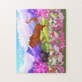 馬現象春パズル ジグソーパズル (縦)