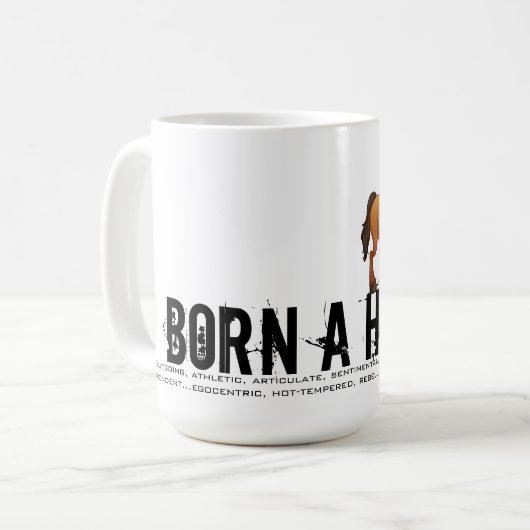 馬生まれの年 コーヒーマグカップ (正面左)