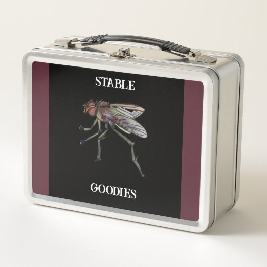 馬用の薬箱 メタルランチボックス (正面)