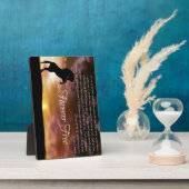 馬碑オリジナルスピリチュアル詩 フォトプラーク (側面)