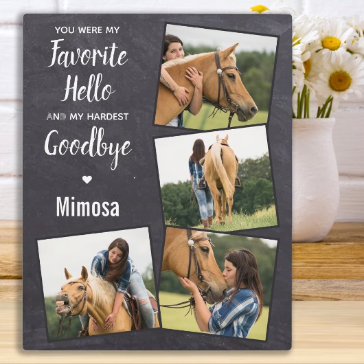 馬碑4フォトコラージュ フォトプラーク