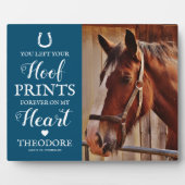 馬碑 – 馬術ギフト フォトプラーク (正面)