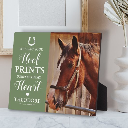 馬碑 – 馬術グリーン フォトプラーク