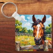 馬磁石 キーホルダー (正面)