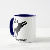 馬私の自身の発育阻害 マグカップ (正面左)