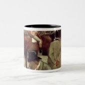 馬競争、c.1890 ツートーンマグカップ (中央)