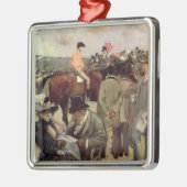 馬競争、c.1890 メタルオーナメント (左)