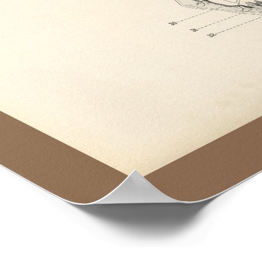 馬筋肉足骨の獣医解剖学プリント ポスター (角)