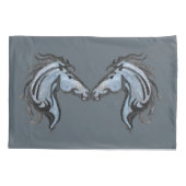 馬素晴らしデザインペア枕ケース 枕カバー (裏面-左)