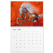 馬素晴らし カレンダー (3月 2026)