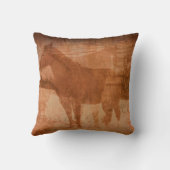 馬素朴好きウマ科ののための芸術 クッション (裏面)