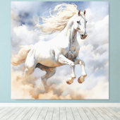 馬素朴芸:水の喜びの分野 キャンバスプリント (インサイチュ (ウッドフロア))