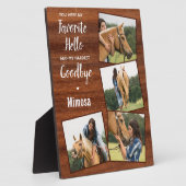 馬素朴記念写真4 フォトプラーク (側面)