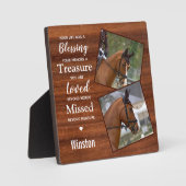 馬素朴記念写真 フォトプラーク (正面)