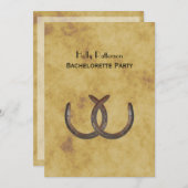 馬素朴靴動揺してBG Vバチェロレッテ 招待状 (正面/裏面)