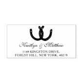 馬素朴靴結婚差出人住所 セルフインキングスタンプ (デザイン)