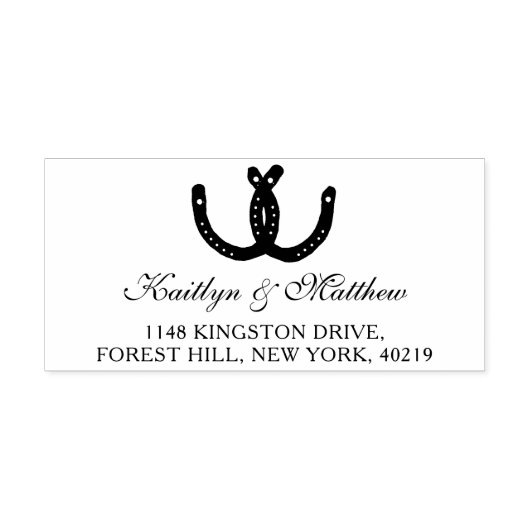 馬素朴靴結婚差出人住所 セルフインキングスタンプ (デザイン)