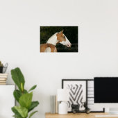 馬絵を描のヘッドショット2 ポスター (ホームオフィス)