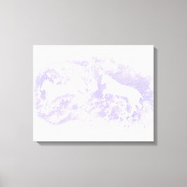 馬絵を描を飛ばす キャンバスプリント