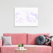 馬絵を描を飛ばす キャンバスプリント (インサイチュ (リビング))