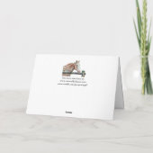 馬絵を描グリーティングカード カード (裏面)