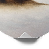 馬絵を描ポスター ポスター (角)