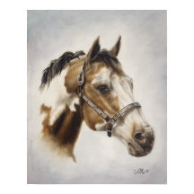 馬絵を描ポスター