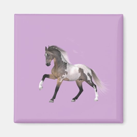 馬絵を描ランニング磁石 マグネット (正面)