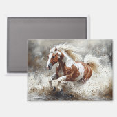 馬絵を描走の水 マグネット (正面/裏面)