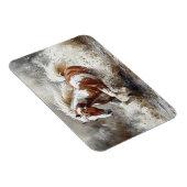 馬絵を描走の水 マグネット (右側)