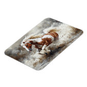 馬絵を描走の水 マグネット (左側)