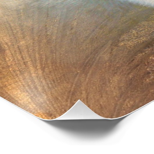 馬絵を描金ゴールド完璧ポスター ポスター (コーナー)