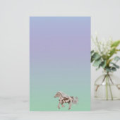 馬絵を描駆け文具紙 便箋 (スタンド正面)
