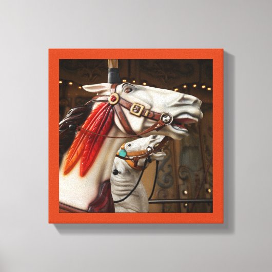 馬絵を描3 キャンバスプリント (正面)