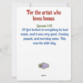 馬絵を描、アーティストパレット シーズンカード (裏面)