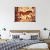 馬絵画のロックズ、紀元前17000年 キャンバスプリント (インサイチュ (寝室))