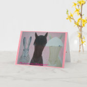 馬耳鳴り。ハレのストレート。誕生日の日。 カード (黄色い花)