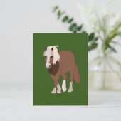 馬自然動物 ポストカード (スタンド正面)